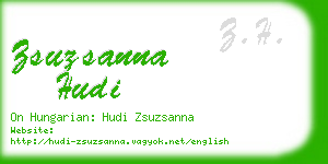 zsuzsanna hudi business card